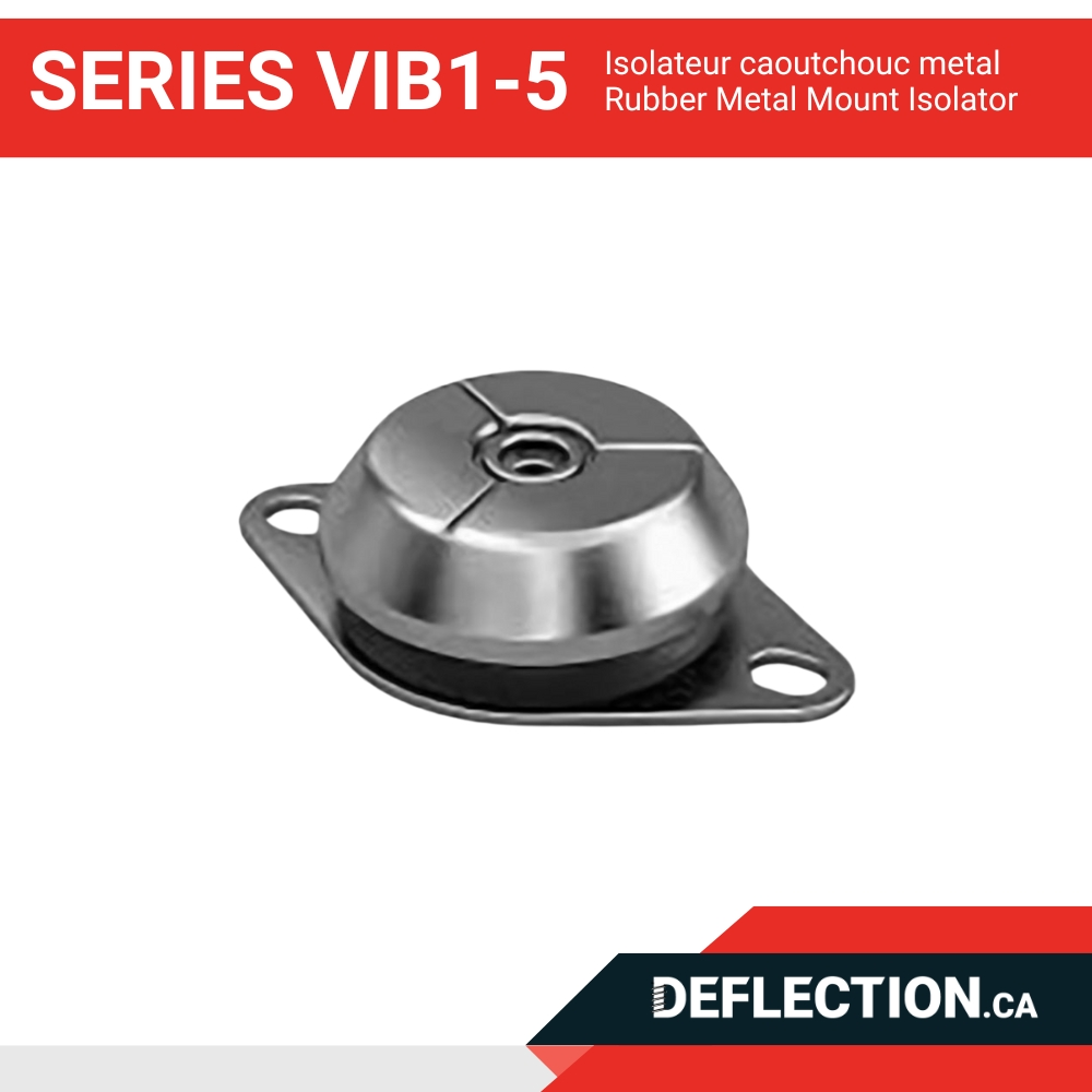 Serie VIB 1-5 — Isolateur Caoutchouc Métal