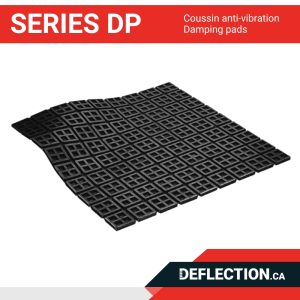 Series DP - Coussin anti-vibration - Damping Pads Deflection.ca