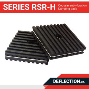 Series RSR-H - Anti-vibration pads - Damping Pads Deflection.ca