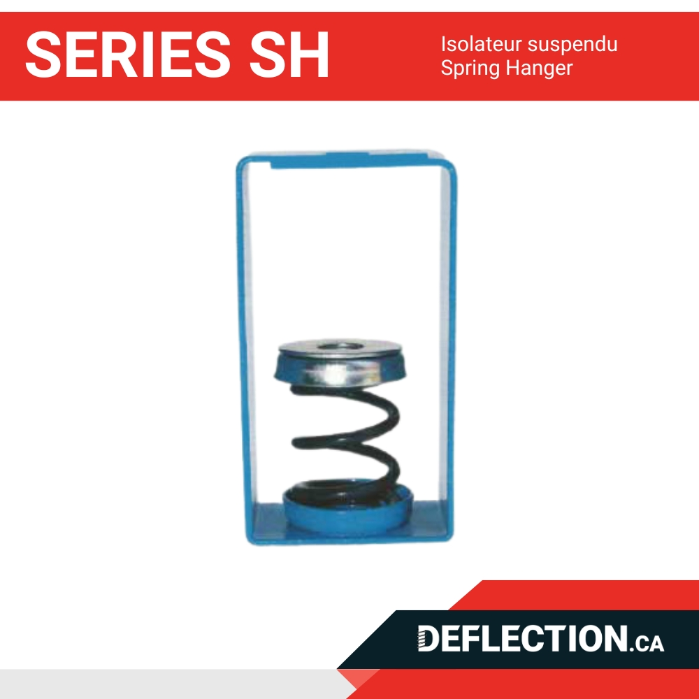 Isolateur suspendu - Series SH - Spring Hanger - Deflection.ca