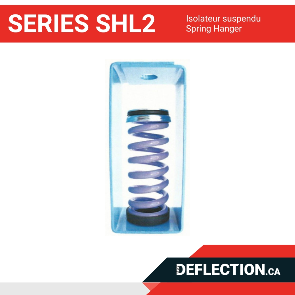 Isolateur suspendu - Series SHL2 - Spring Hanger - Deflection.ca