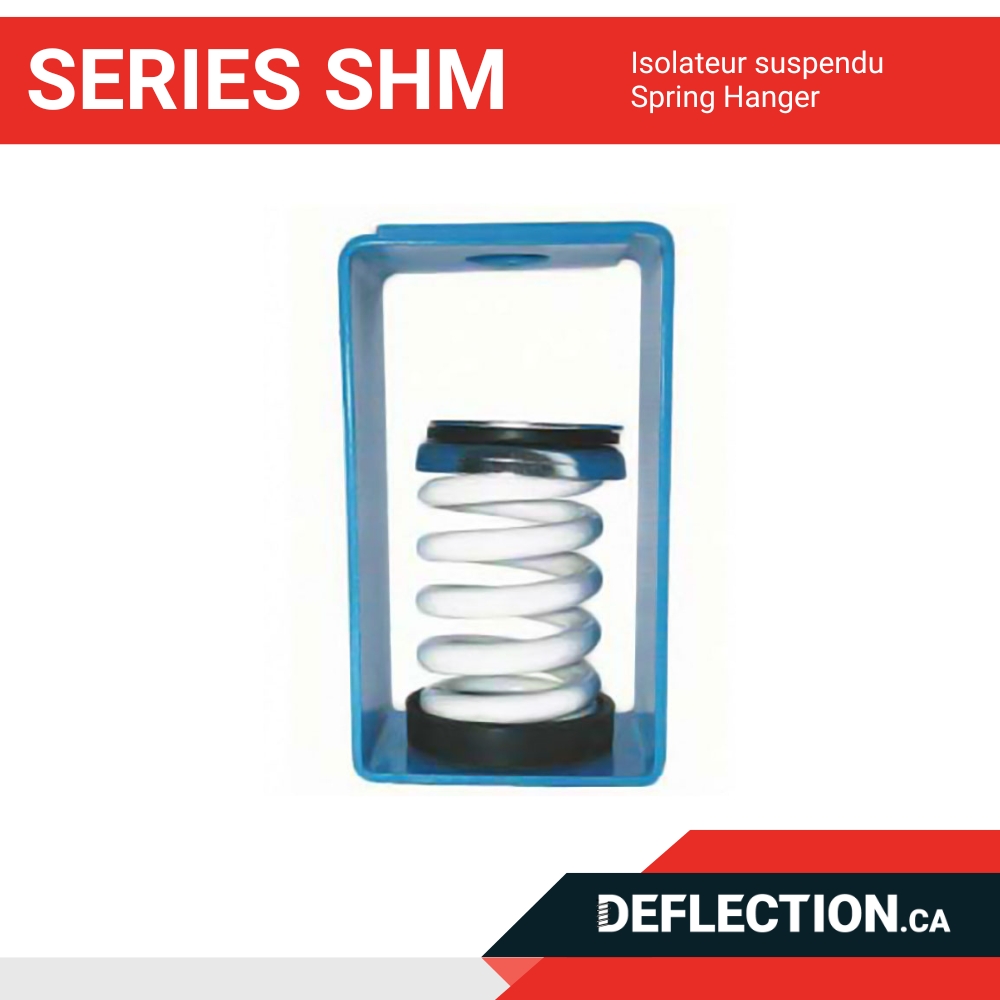 Isolateur suspendu - Series SHM - Spring Hanger - Deflection.ca
