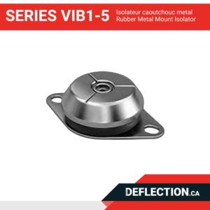 Serie VIB 1 - 5 - Isolateur Caoutchouc Metal
