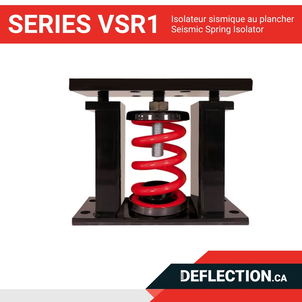 Series VSR1 - Isolateur sismique - Seismic Isolator - Deflection.ca