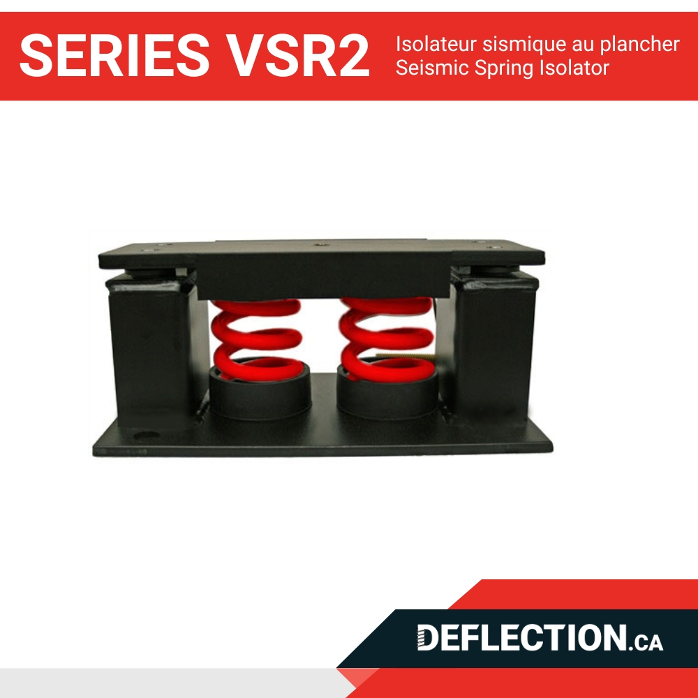 Series VSR2 - Isolateur sismique - Seismic Isolator - Deflection.ca