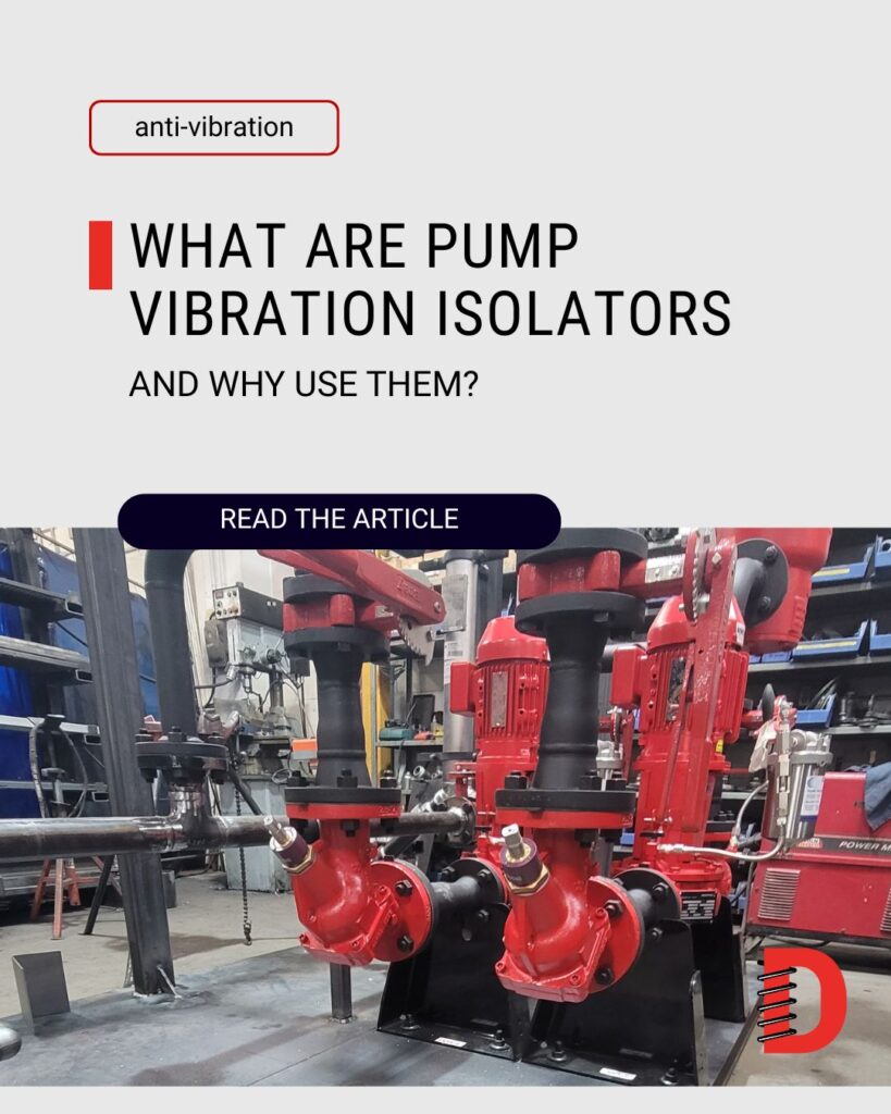 What are pump vibration isolators