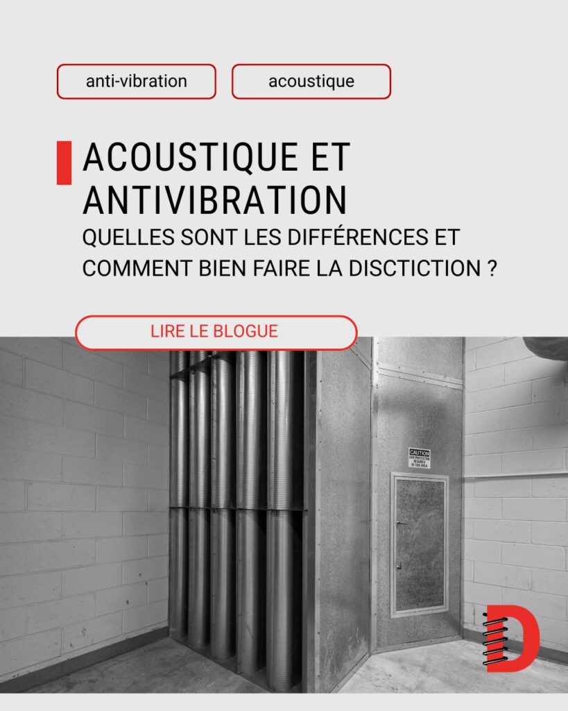 Différence entre acoustique et antivibration - Deflection.ca
